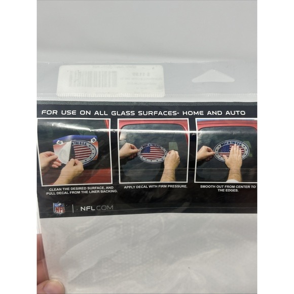 NEW NFL Seattle Seahawks 8" Oval Die Cut Perforated Decal Window Film Football - Picture 7 of 7